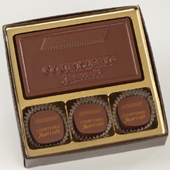 3 Pc Truffle Box with Logo Bar