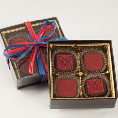 4 Pc Truffle Box