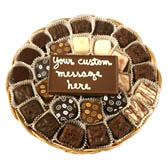 Large Wicker Basket with Chocolates and a Message Card