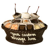 Medium Edible Chocolate Basket with Assorted Chocolates