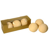 3-D Golf Ball Set Box (3 Golf Balls)