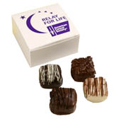 4-pc Truffle Box with Custom Logo Box