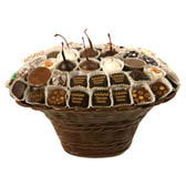 Extra-Large Edible Chocolate Basket with Assorted Chocolates