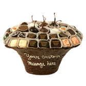 Extra-Large Edible Chocolate Basket with Assorted Chocolates